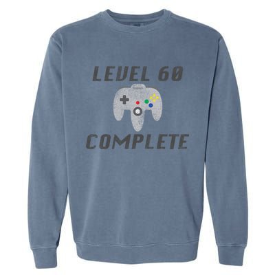 Level 60 Complete 60th Birthday Garment-Dyed Sweatshirt