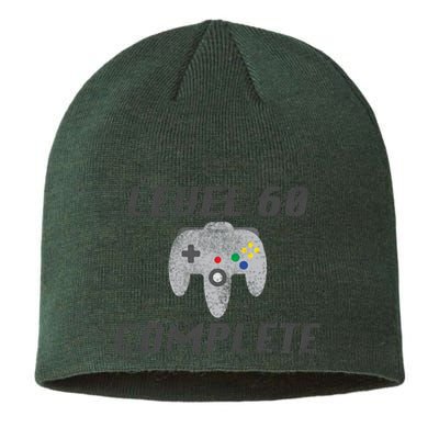 Level 60 Complete 60th Birthday Sustainable Beanie