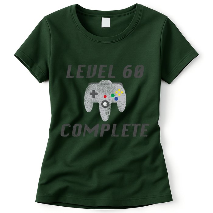 Level 60 Complete 60th Birthday Womens T-Shirt