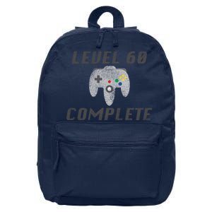 Level 60 Complete 60th Birthday 16 in Basic Backpack