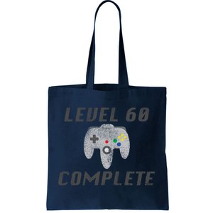 Level 60 Complete 60th Birthday Tote Bag