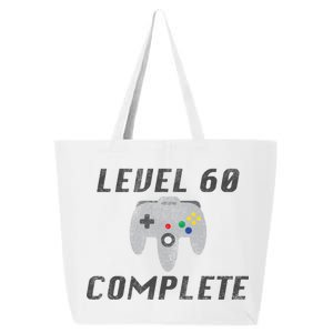 Level 60 Complete 60th Birthday 25L Jumbo Tote