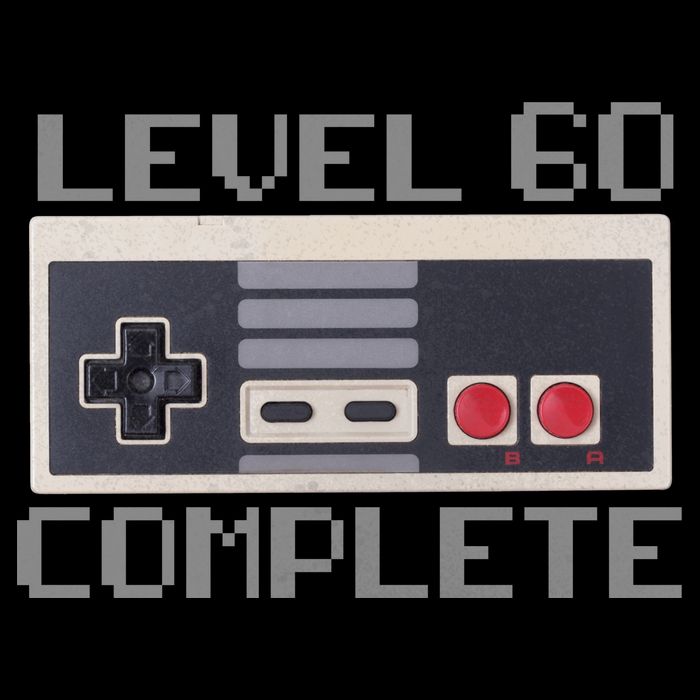 Level 60 Complete Retro Gamer 60th Birthday Backpack