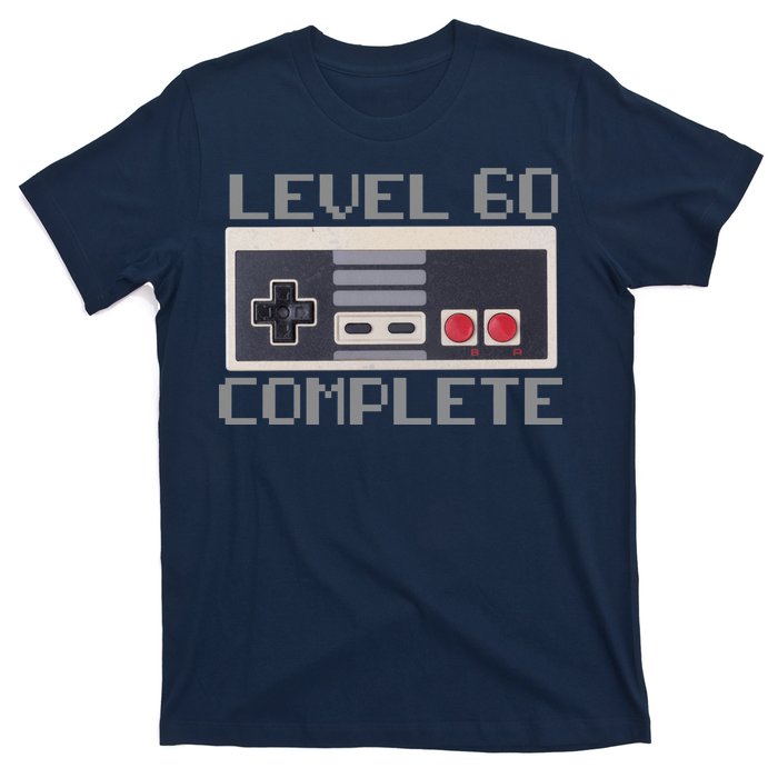 Level 60 Complete Retro Gamer 60th Birthday T-Shirt