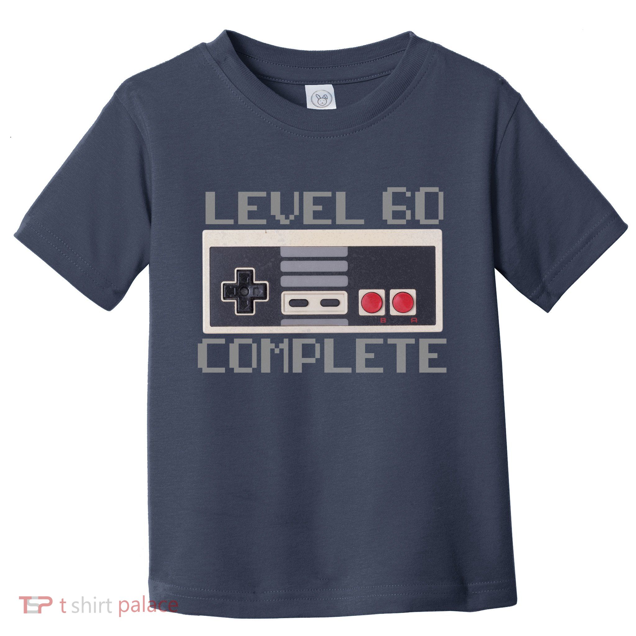 Level 60 Complete Retro Gamer 60th Birthday Toddler T-Shirt