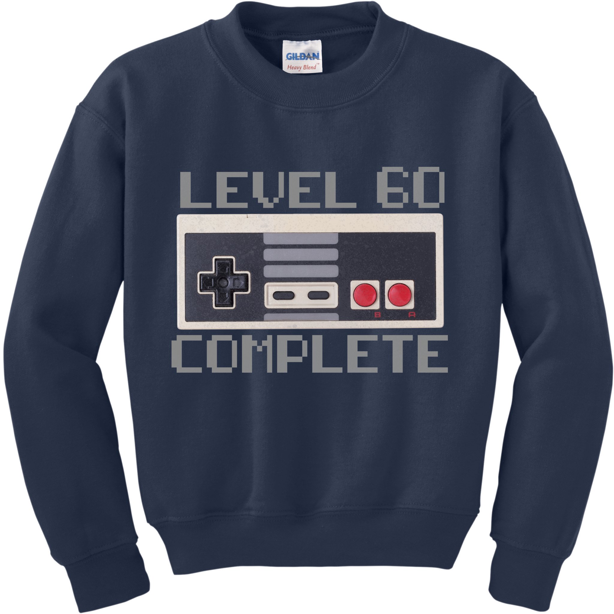 Level 60 Complete Retro Gamer 60th Birthday Kids Sweatshirt