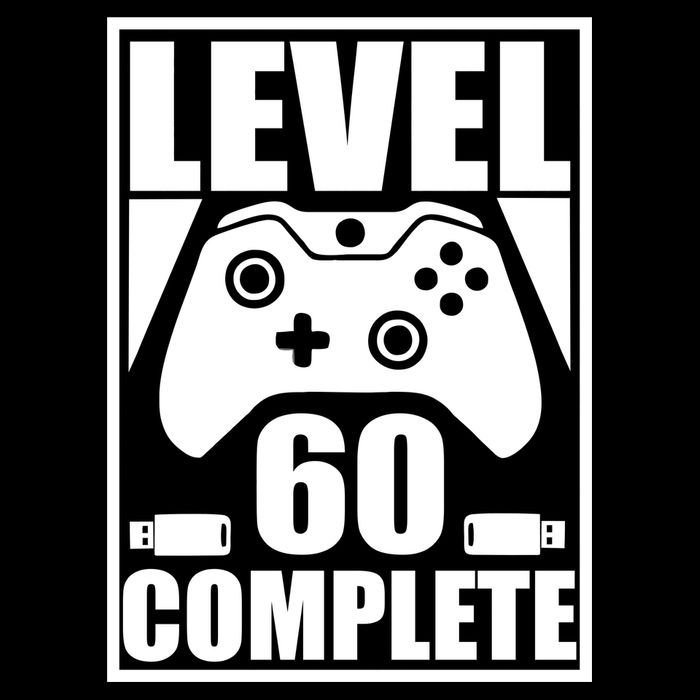 Level 60 Complete Video Gamer 60th Birthday Impact Tech Backpack