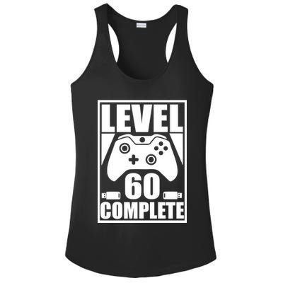Level 60 Complete Video Gamer 60th Birthday Ladies PosiCharge Competitor Racerback Tank