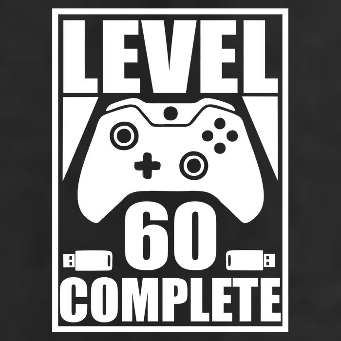 Level 60 Complete Video Gamer 60th Birthday Hat