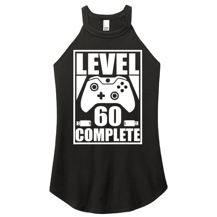 Level 60 Complete Video Gamer 60th Birthday Women's Perfect Tri Rocker Tank