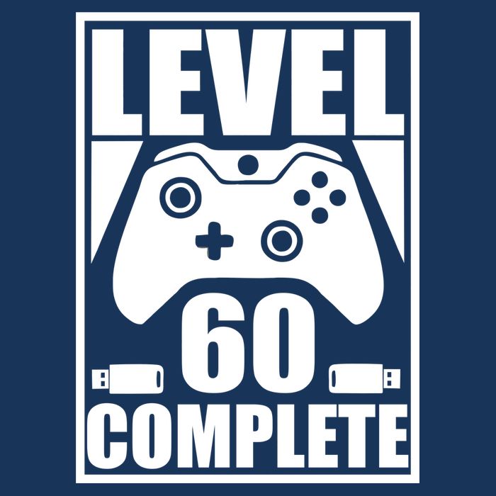 Level 60 Complete Video Gamer 60th Birthday Hoodie