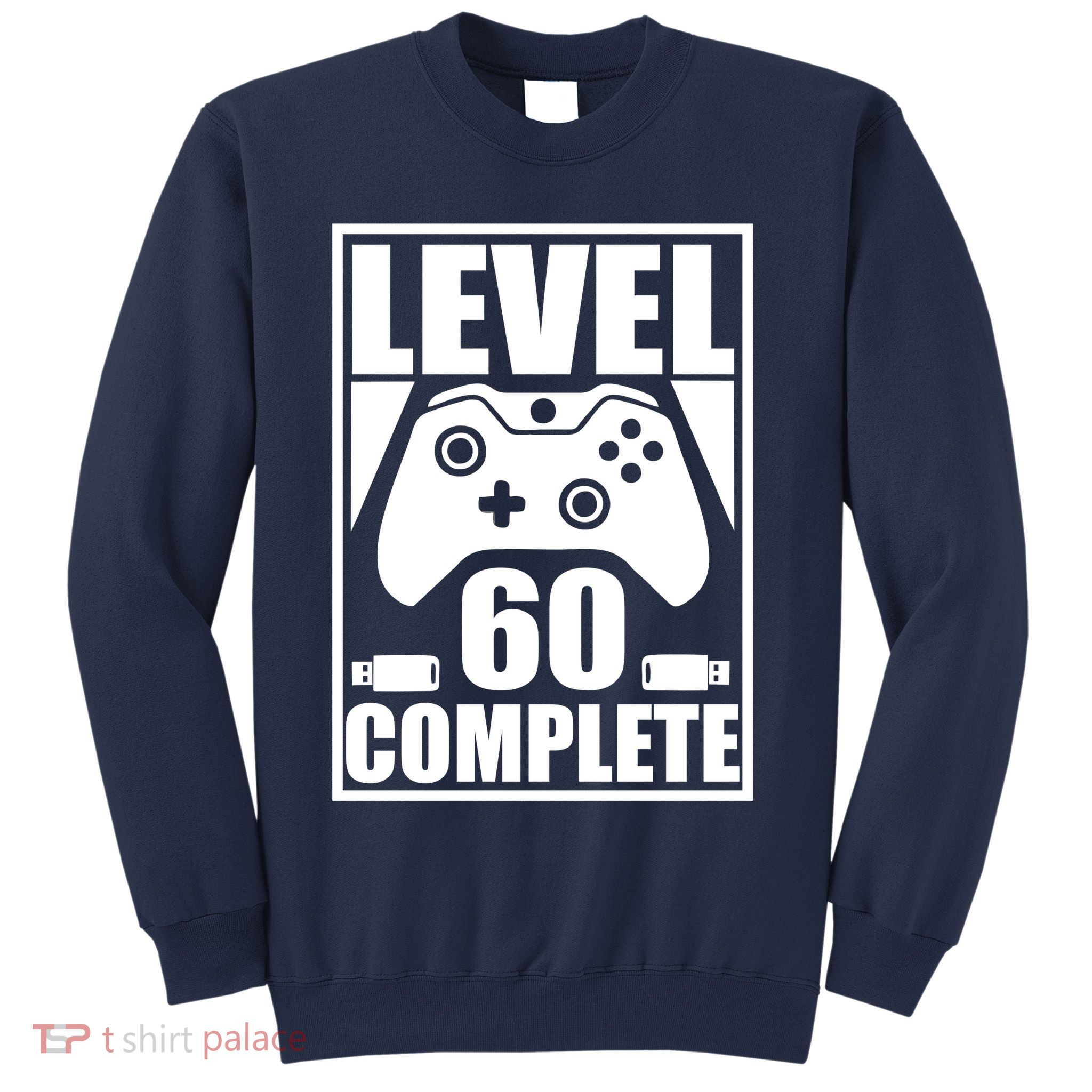 Level 60 Complete Video Gamer 60th Birthday Sweatshirt