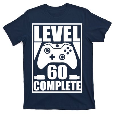 Level 60 Complete Video Gamer 60th Birthday T-Shirt