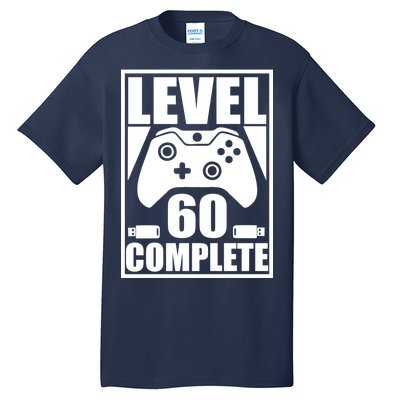 Level 60 Complete Video Gamer 60th Birthday Tall T-Shirt