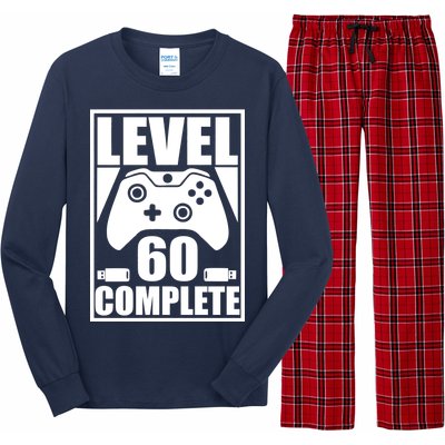 Level 60 Complete Video Gamer 60th Birthday Long Sleeve Pajama Set