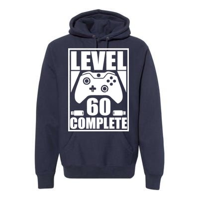 Level 60 Complete Video Gamer 60th Birthday Premium Hoodie