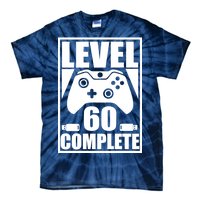 Level 60 Complete Video Gamer 60th Birthday Tie-Dye T-Shirt