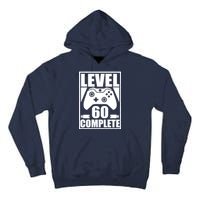 Level 60 Complete Video Gamer 60th Birthday Tall Hoodie