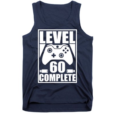 Level 60 Complete Video Gamer 60th Birthday Tank Top