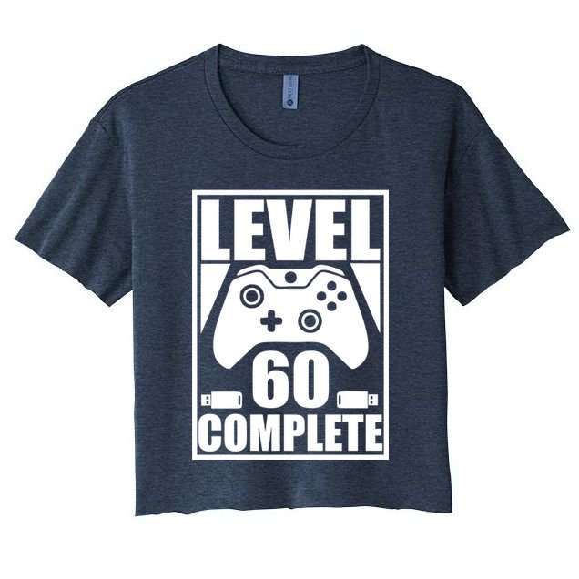 Level 60 Complete Video Gamer 60th Birthday Crop Top