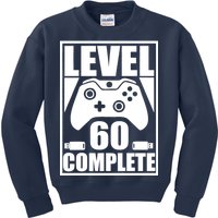 Level 60 Complete Video Gamer 60th Birthday Kids Sweatshirt