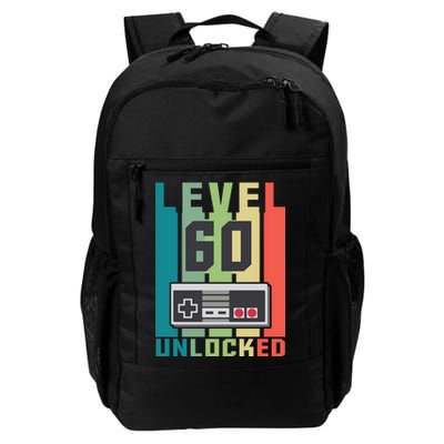 Level 60 Unlocked Funny Retro Gamer Birthday Daily Commute Backpack