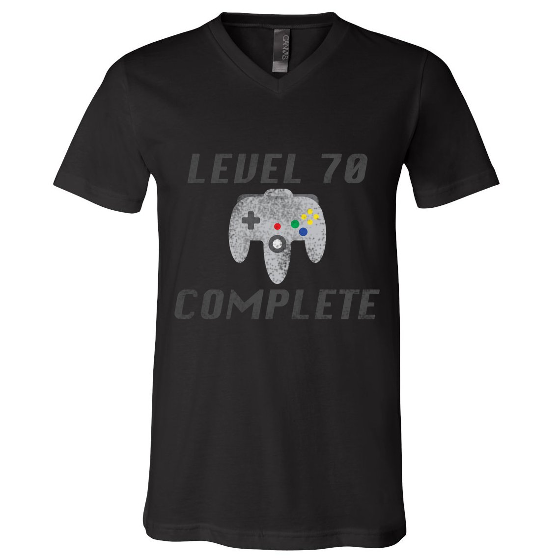 Level 70 Complete 70th Birthday V-Neck T-Shirt