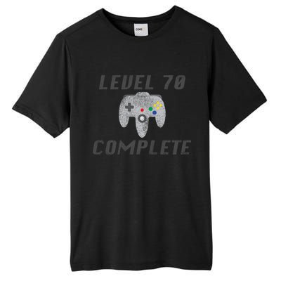 Level 70 Complete 70th Birthday Tall Fusion ChromaSoft Performance T-Shirt