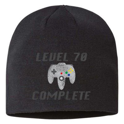 Level 70 Complete 70th Birthday Sustainable Beanie