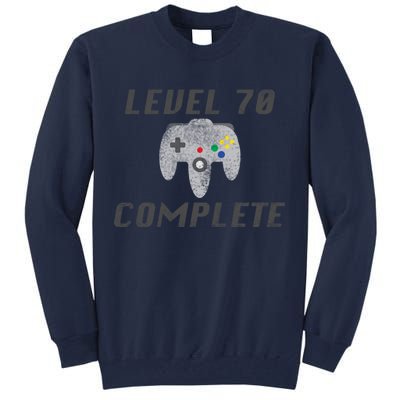 Level 70 Complete 70th Birthday Tall Sweatshirt