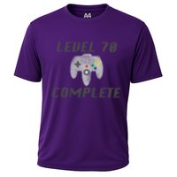 Level 70 Complete 70th Birthday Cooling Performance Crew T-Shirt