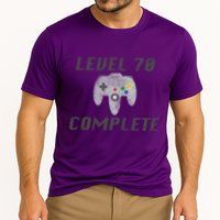Level 70 Complete 70th Birthday Cooling Performance Crew T-Shirt