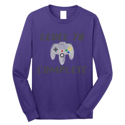 Level 70 Complete 70th Birthday Long Sleeve Shirt