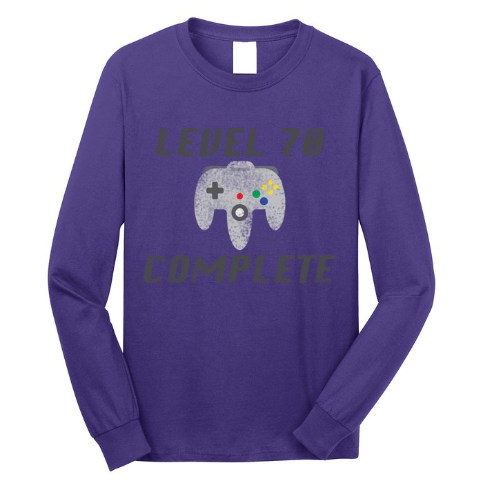 Level 70 Complete 70th Birthday Long Sleeve Shirt