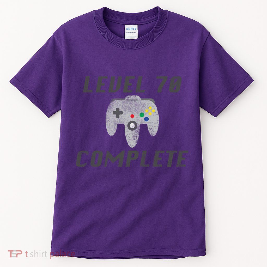 Level 70 Complete 70th Birthday Tall T-Shirt