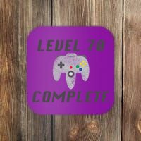 Level 70 Complete 70th Birthday Coaster