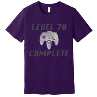 Level 70 Complete 70th Birthday Premium T-Shirt