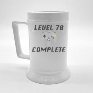 Level 70 Complete 70th Birthday Beer Stein