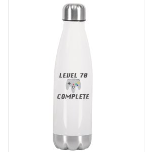 Level 70 Complete 70th Birthday Stainless Steel Insulated Water Bottle