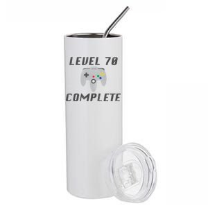 Level 70 Complete 70th Birthday Stainless Steel Tumbler