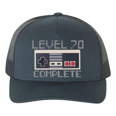 Level 70 Complete Retro Gamer 70th Birthday Yupoong Adult 5-Panel Trucker Hat