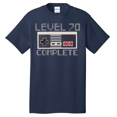 Level 70 Complete Retro Gamer 70th Birthday Tall T-Shirt