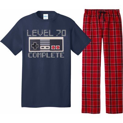 Level 70 Complete Retro Gamer 70th Birthday Pajama Set