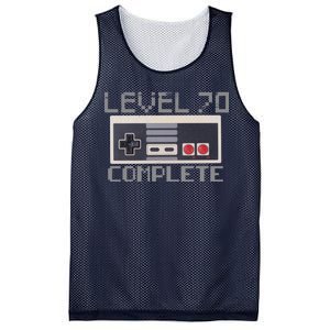 Level 70 Complete Retro Gamer 70th Birthday Mesh Reversible Basketball Jersey Tank