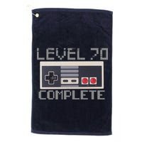 Level 70 Complete Retro Gamer 70th Birthday Golf Towel