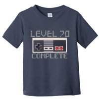 Level 70 Complete Retro Gamer 70th Birthday Toddler T-Shirt