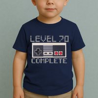 Level 70 Complete Retro Gamer 70th Birthday Toddler T-Shirt