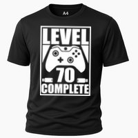 Level 70 Complete Video Gamer 70th Birthday Cooling Performance Crew T-Shirt