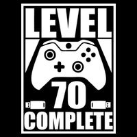 Level 70 Complete Video Gamer 70th Birthday Cooling Performance Crew T-Shirt