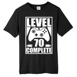 Level 70 Complete Video Gamer 70th Birthday Tall Fusion ChromaSoft Performance T-Shirt